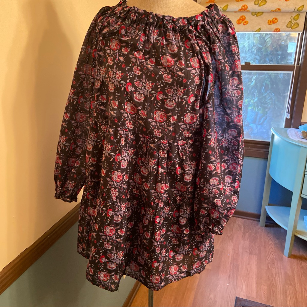 Xirena Lea Floral Long Sleeve Dress Xs